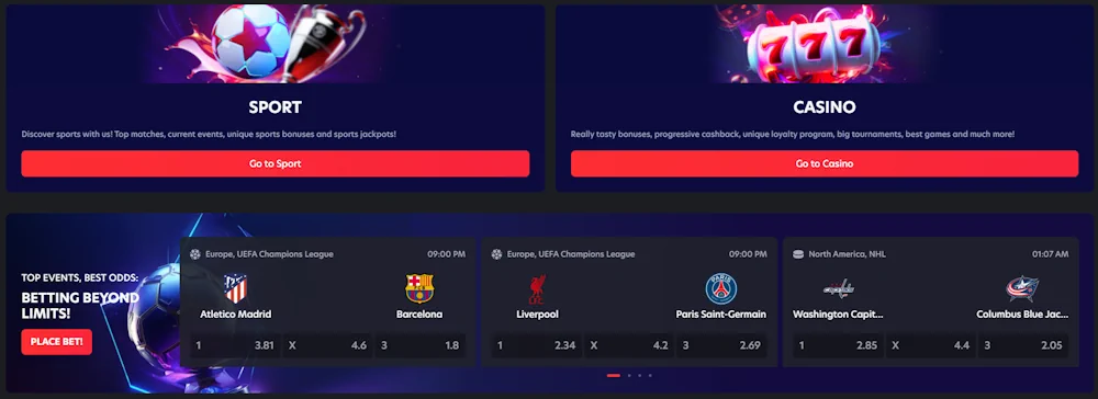 1Red Online Casino en Sportboek